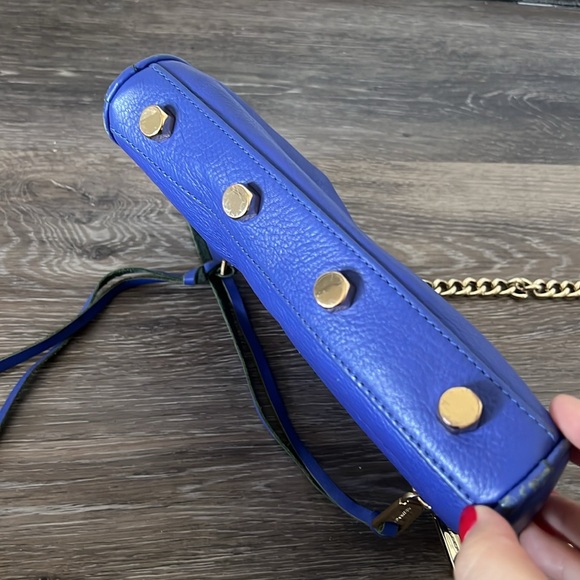 Rebecca Minkoff Zip Cross Body Bag in Blue - Picture 6 of 7